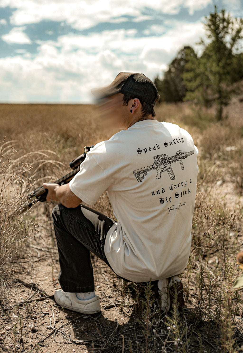 Heavyweight Big Stick T-Shirt BONE