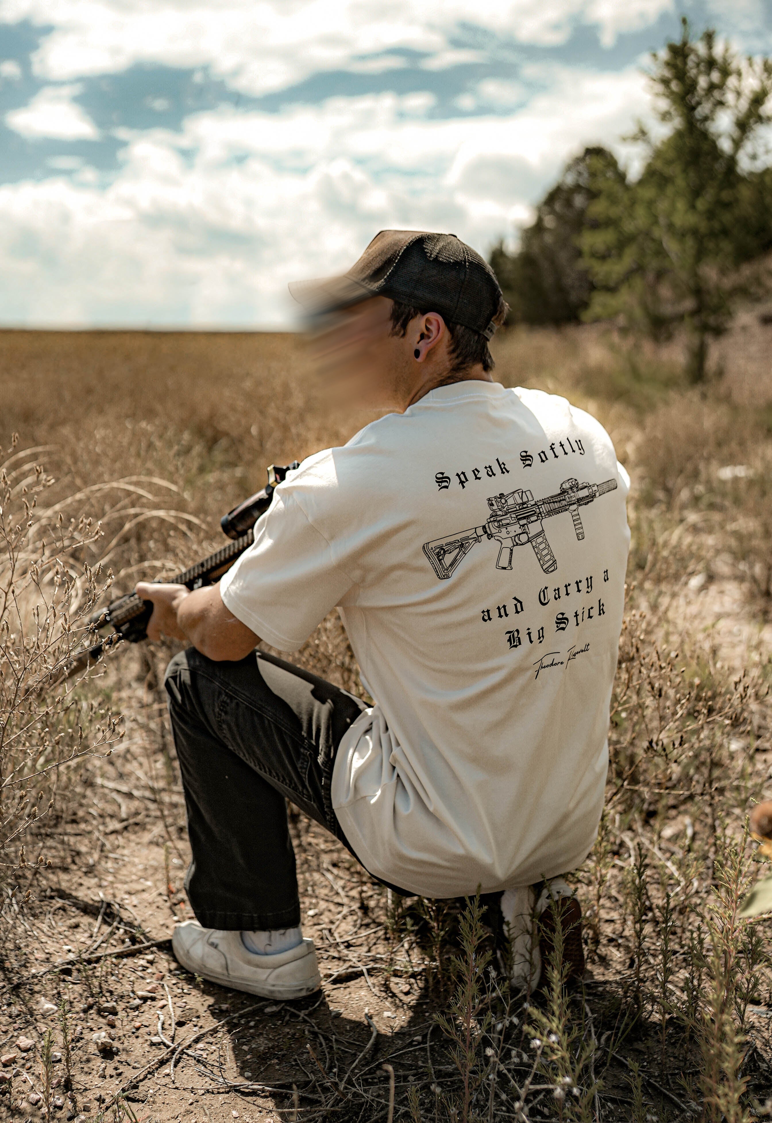 Heavyweight Big Stick T-Shirt BONE