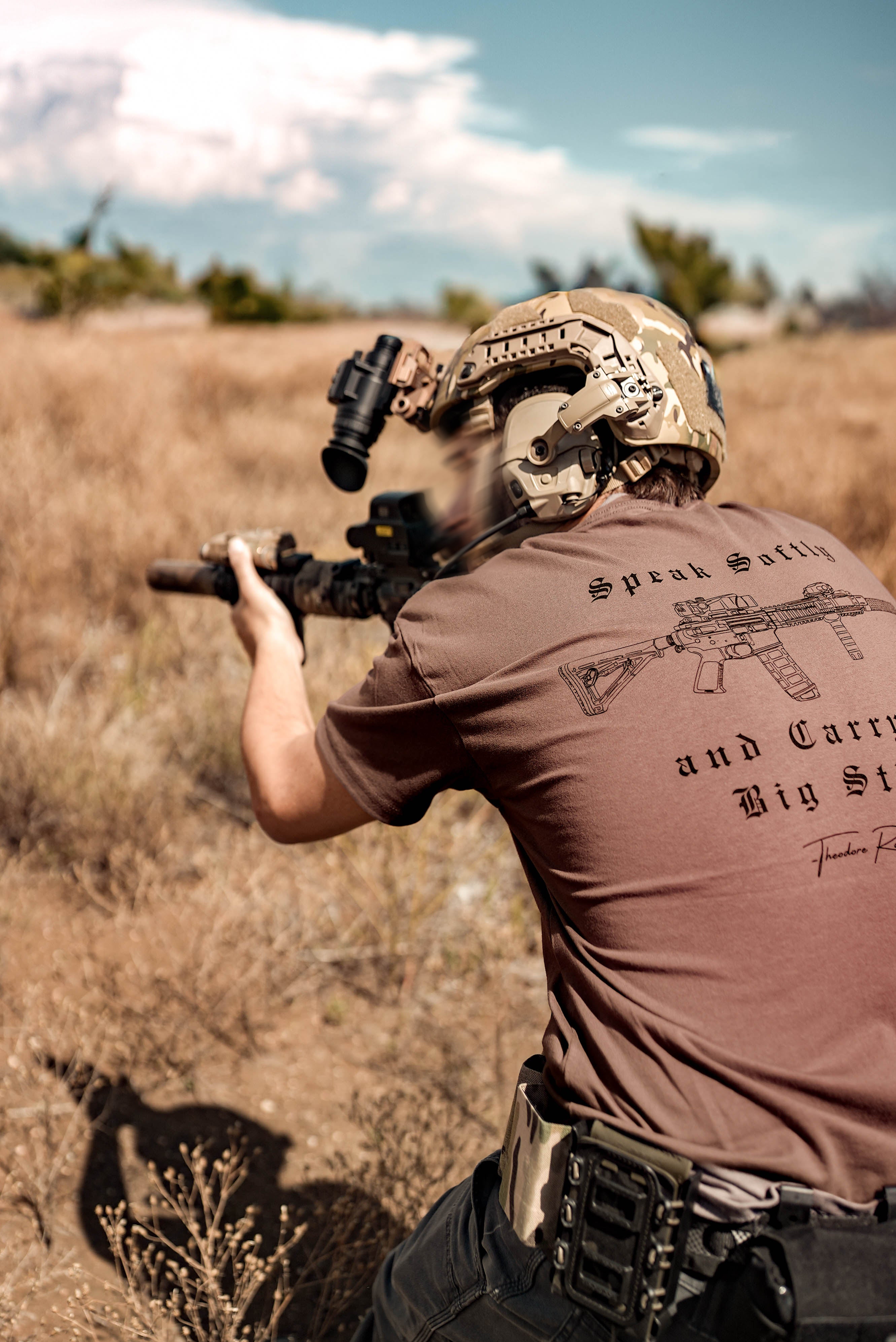 Heavyweight Big Stick T-Shirt SHITAKE