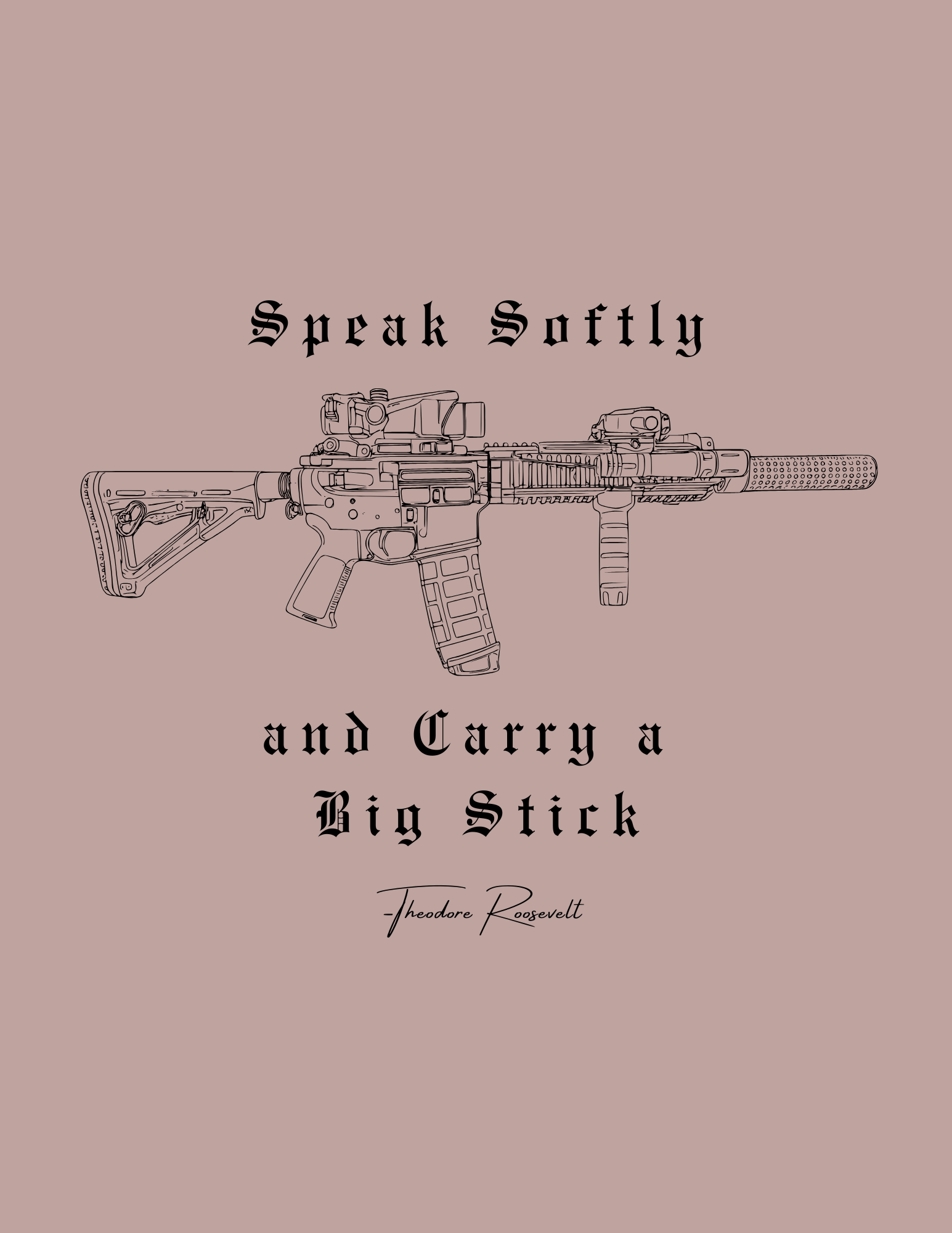 Heavyweight Big Stick T-Shirt SHITAKE